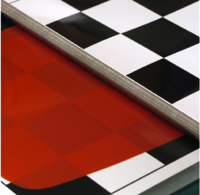 Spiraalvormige bar-coater