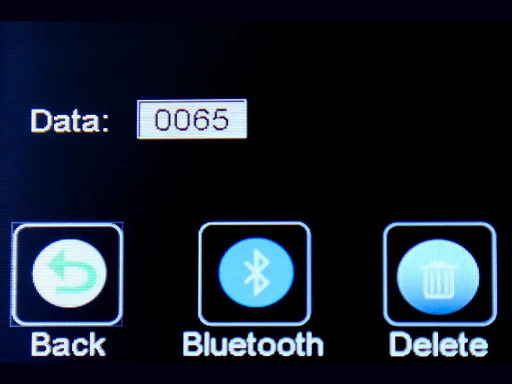 glossmeter data screen glossmeter data screen