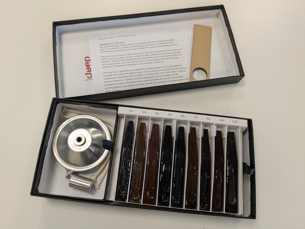 paper wax testing kit